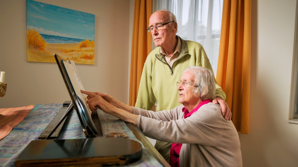 De heer en mevrouw Borderwijk, bewoners Villa Marijke Elisabeth