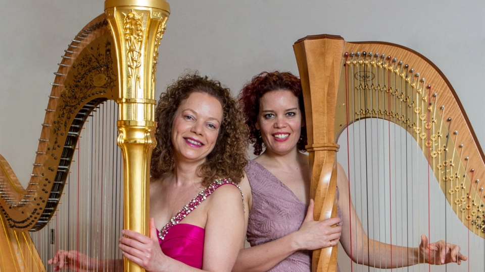 Harpduo Carla Bos en Wendy Rijken