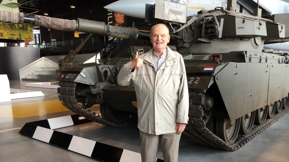 Het type tank waar hij vroeger mee werkte