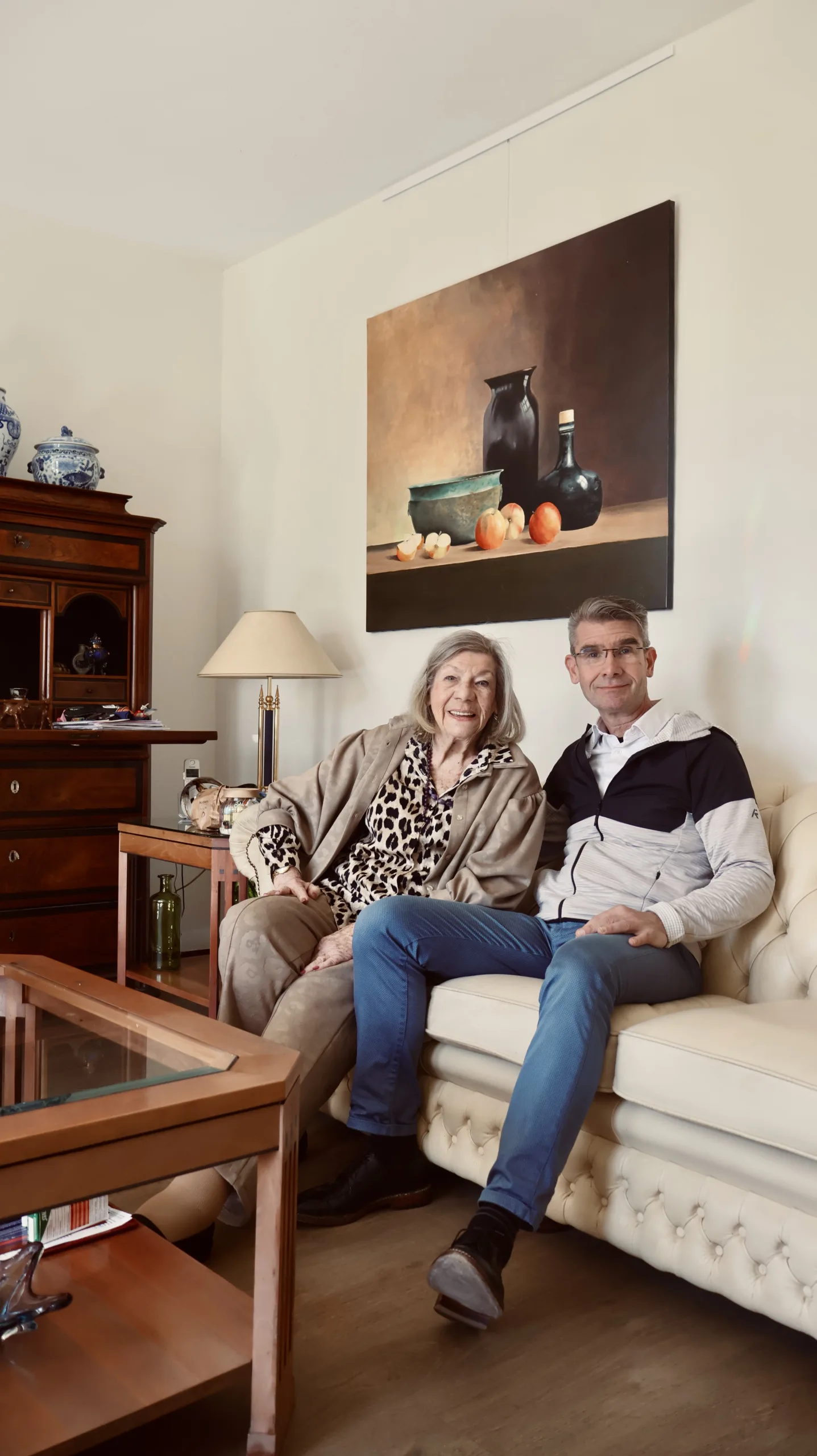 Bewonersportret – Mevrouw van den Berg en zoon Jurgen – Villa MaJa